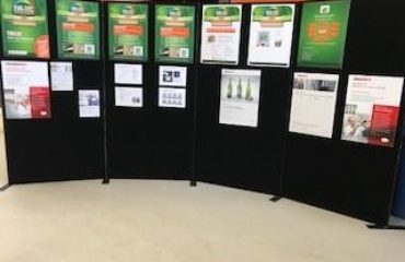 Display boards in place for the visit of Loughry College. Lets get learning!